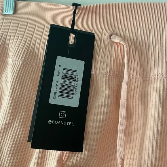 NWT Oh Polly Bo+Tee Peach Workout Set - Picture 8 of 9